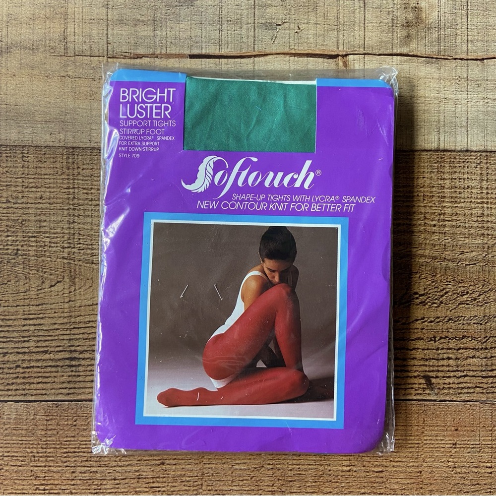 Softouch Vintage 80s Stirrup Leggings M